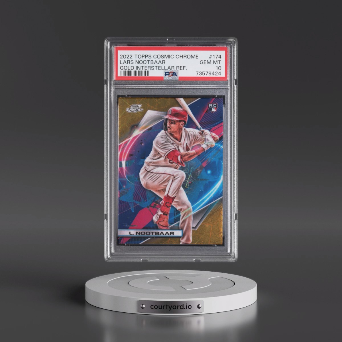 2022 Lars Nootbaar - Baseball Topps Cosmic Chrome PSA 10 GEM MINT